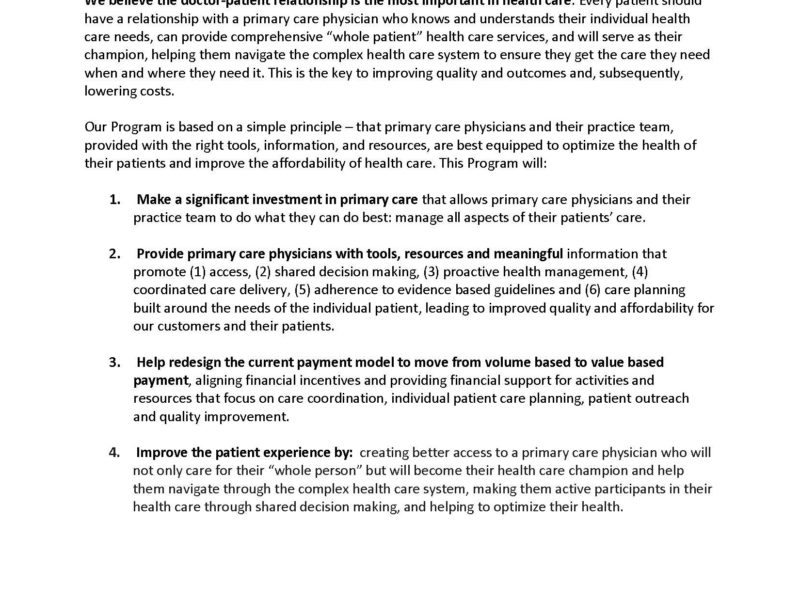 Enhanced Personal Health Care Program