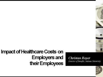 IU Christan Royer presentation EFI National Hospital Price Transparency Conference title slide