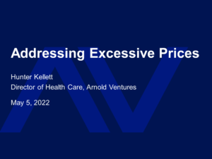 Addressing Excessive Prices
