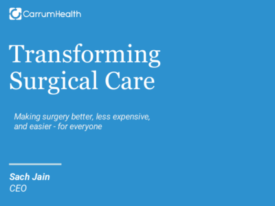 Transforming Surgical Care