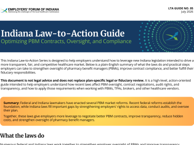 Law-to-Action: Optimizing PBM Contracts, Oversight, and Compliance
