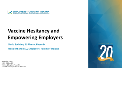 Vaccine Hesitancy and Empowering Employers