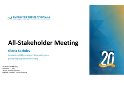Welcome to the September 2021 All-Stakeholder Meeting